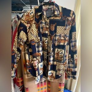 Trappers Canada Park Tourist Western Outdoors button up